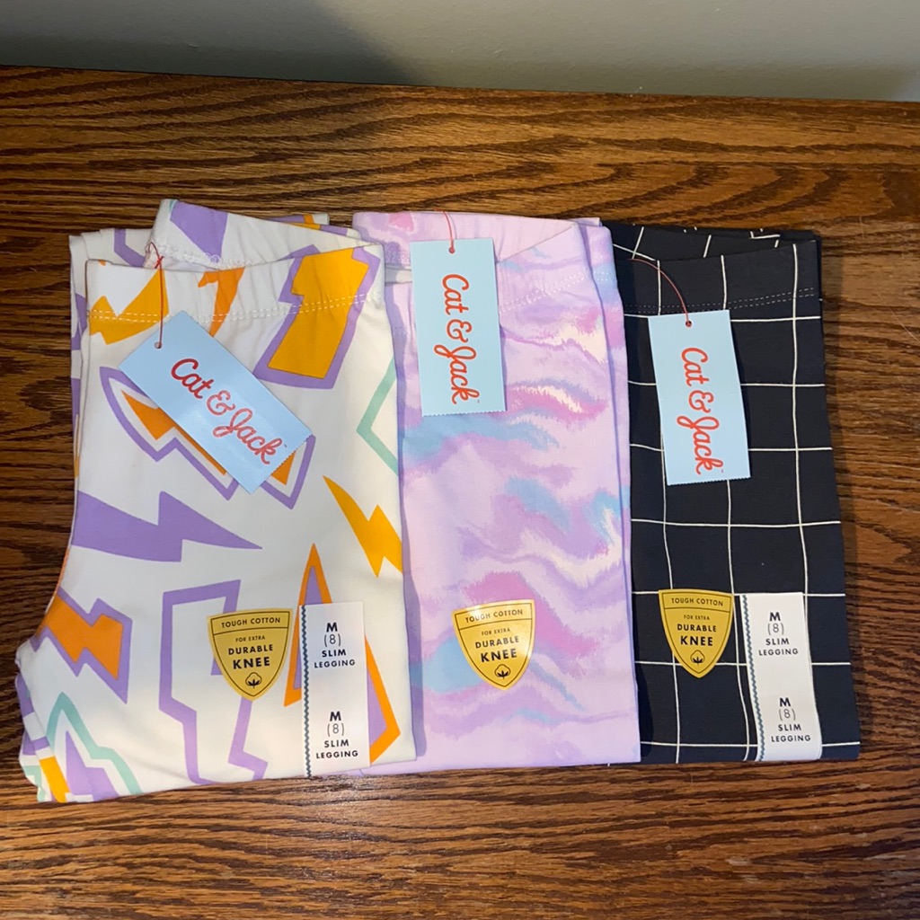 Brand New With Tags 3 Pack Of Girls Leggings